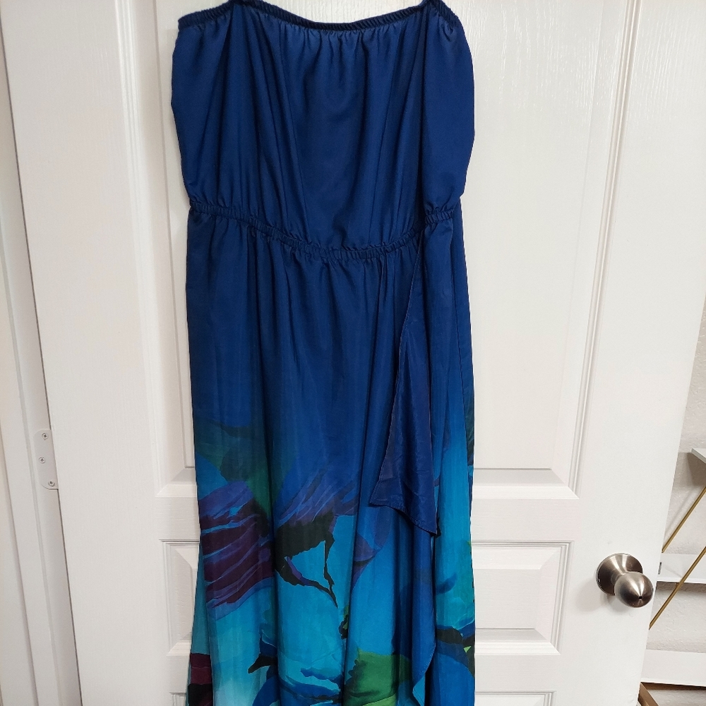 Lane Bryant strapless dress; 14/16
